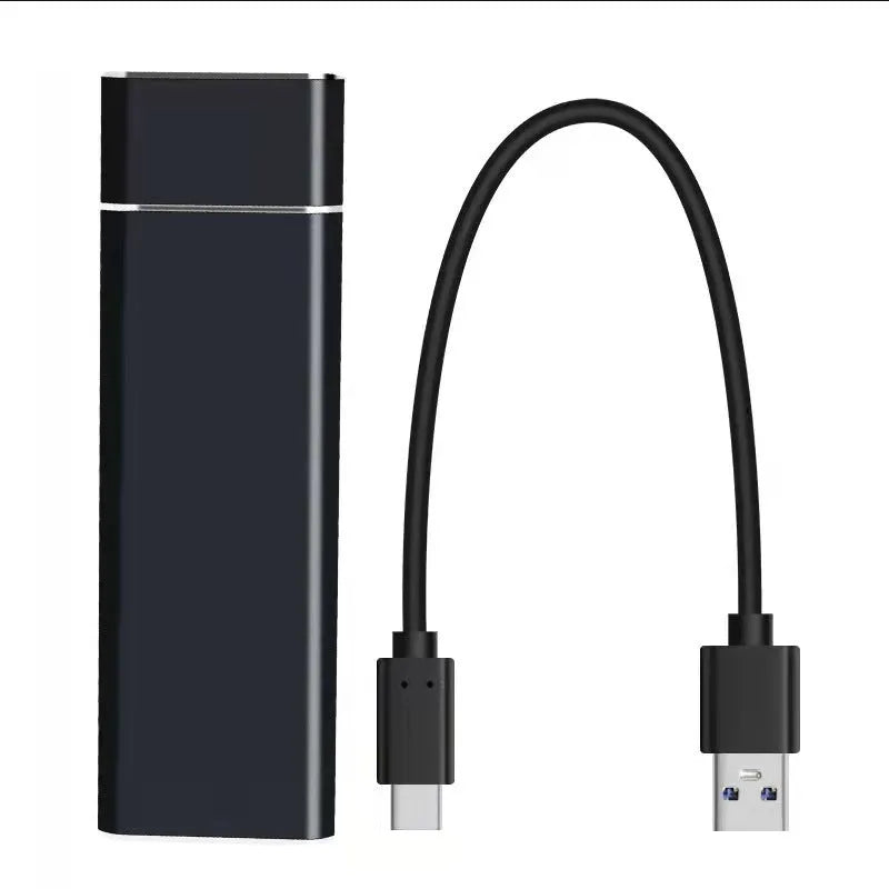 6TB external mobile hard disk with metal shell in black, blue, orange, red, or silver colour options
