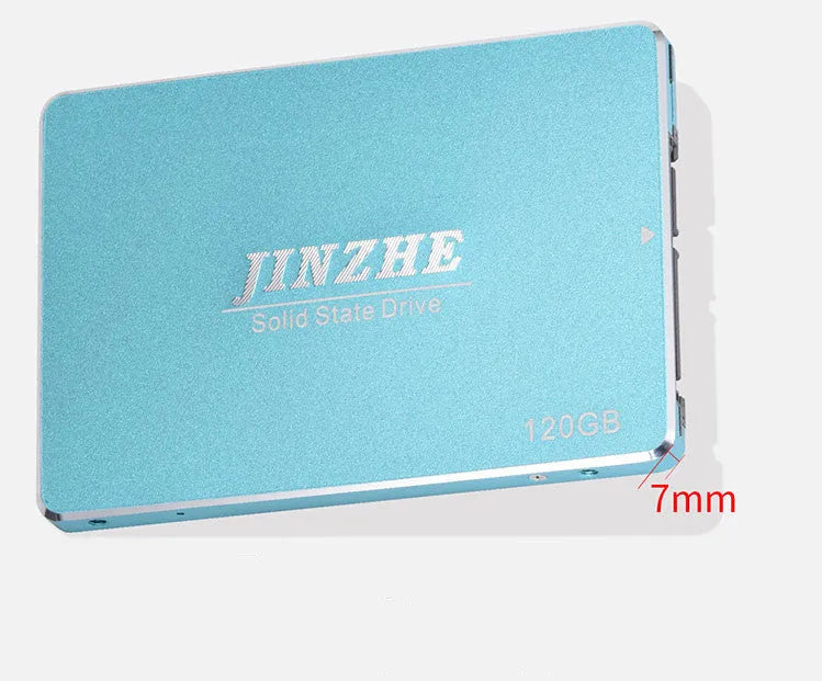 2.5 inch SATA3 internal SSD with 7mm thickness and dimensions 69.8 x 100.1 x 7mm for desktop laptop