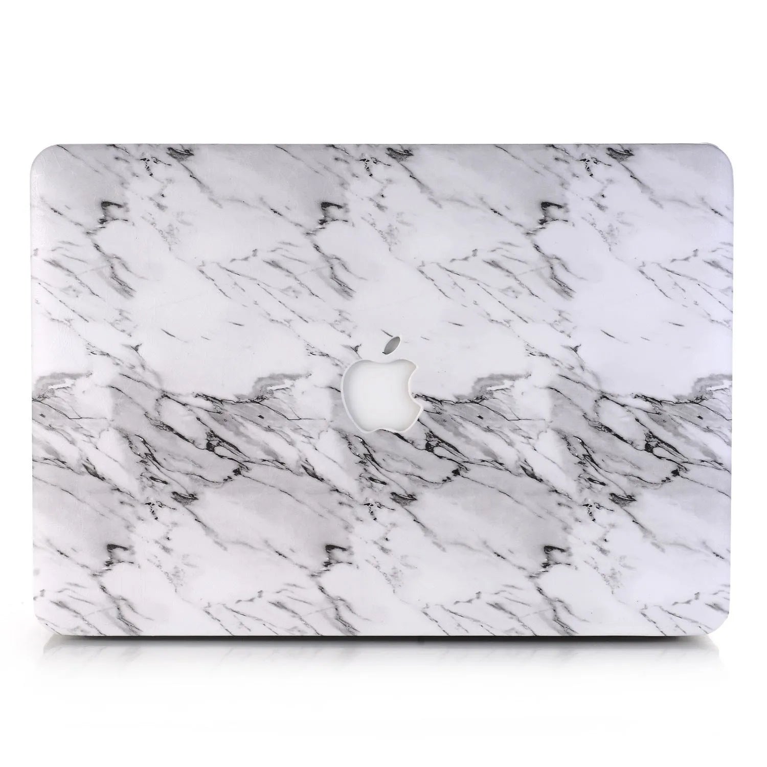 MacBook flash powder protective case in PC plastic with imitation leather and leather accents, shown in Rose Gold colour for Air13 model