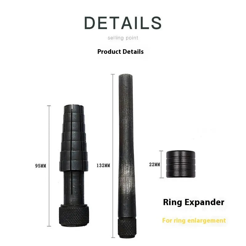 Ring expansion size adjustment plastic repair tool with ring stretcher changer for jewellery repair