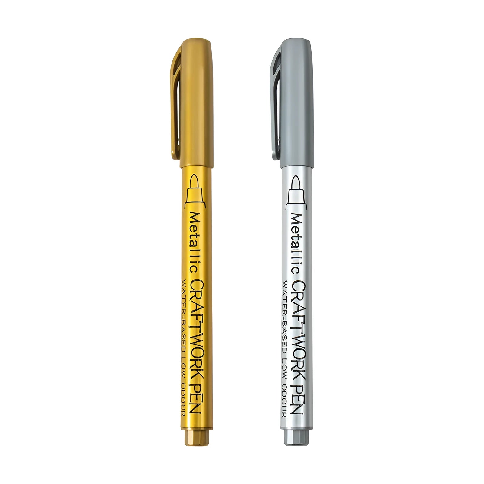 14cm metal paint pen with gold or silver ink for marking metal surfaces