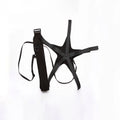 Black football juggling belt with rotating mechanism for training