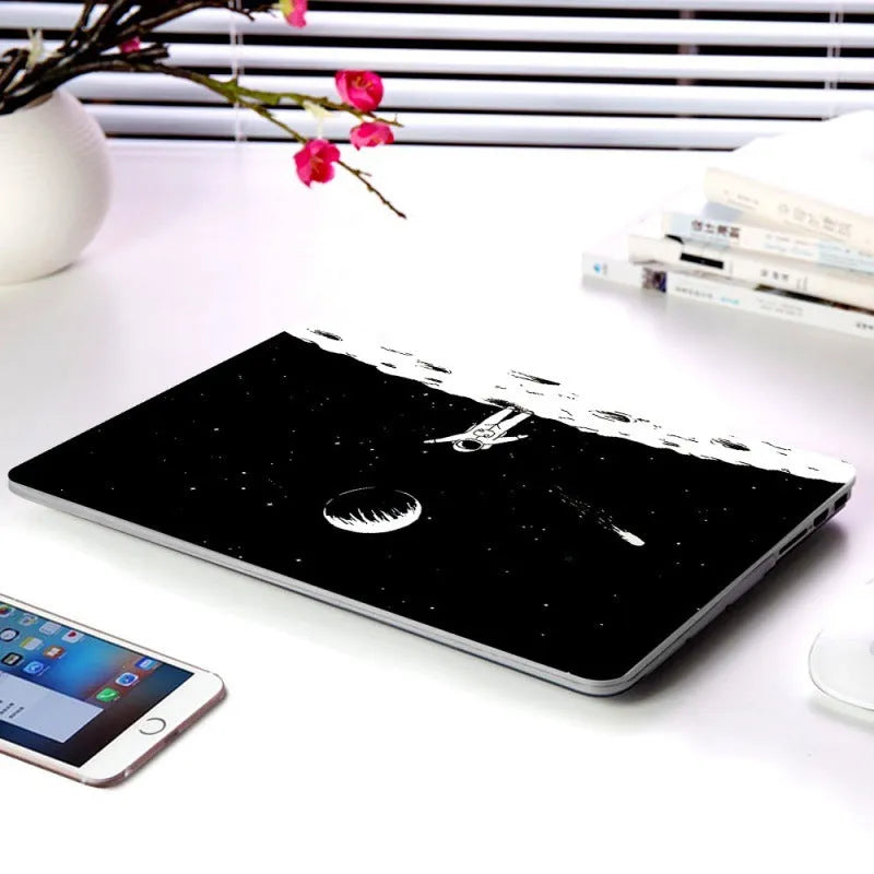 Cartoon space series plastic laptop case for Apple MacBook with colourful design