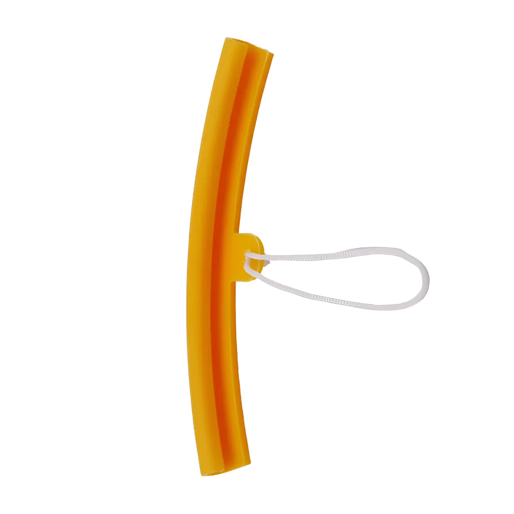 Polyurethane wheel hub protective sleeve in yellow, orange, blue, and red colours.
