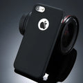 Soft silicone TPU phone case for iPhone in assorted colours on a plain background.