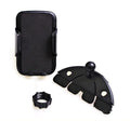 Black universal car phone holder for CD slot with adjustable arms from 50mm to 85mm