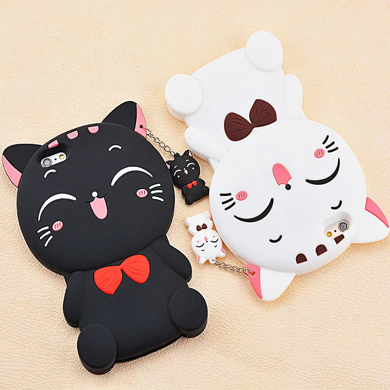 Soft silicone phone shell case showing edge protection, fitted on a smartphone.