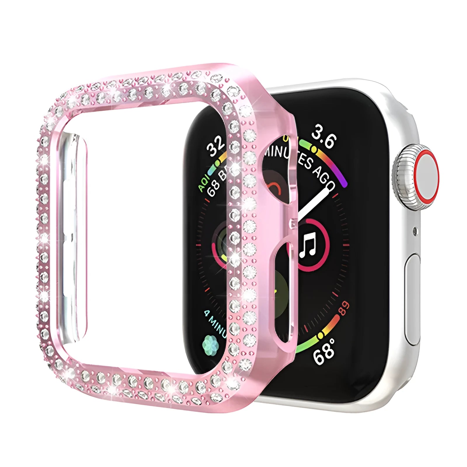 Polycarbonate protective case for Apple Watch in multiple colours and sizes