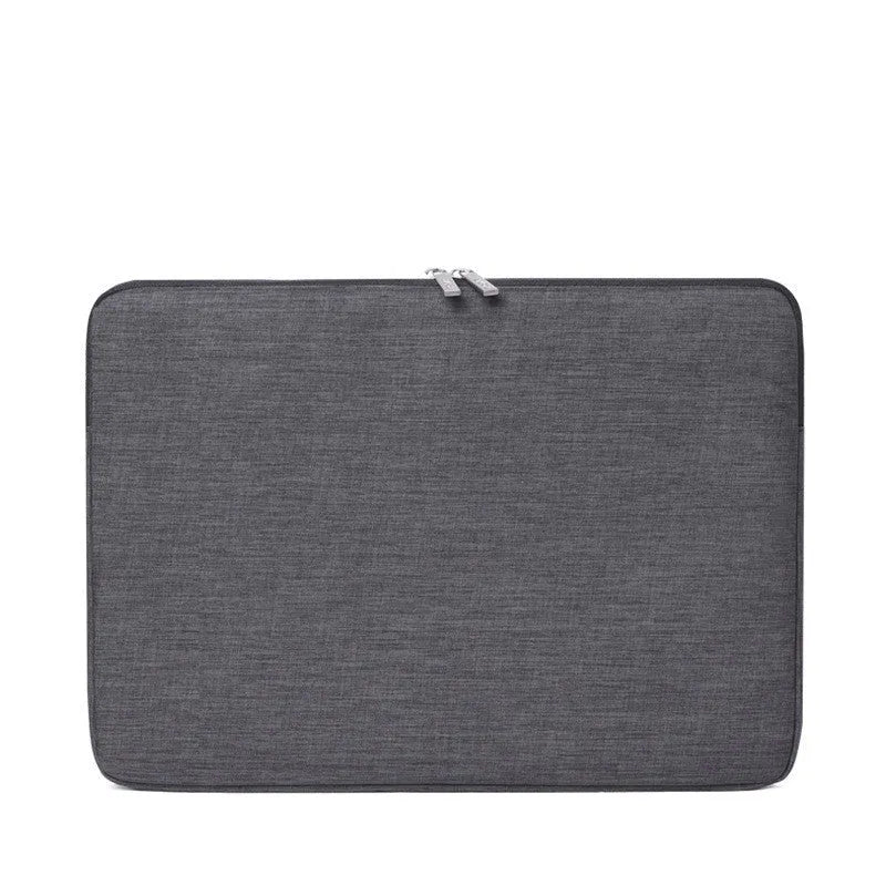 High-grade polyester water-repellent computer liner bag for 15.6 inch laptop in dark grey