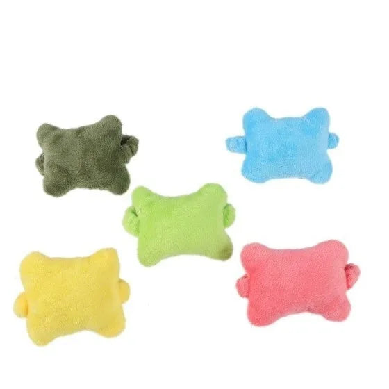 Plush wrist protector mouse pad for keyboard typing in blue colour