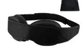 Adjustable 3D sponge eye mask visor in dark gray with contoured design