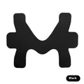 Pre-slitted elastic sports ankle support bandage for running and fitness in black
