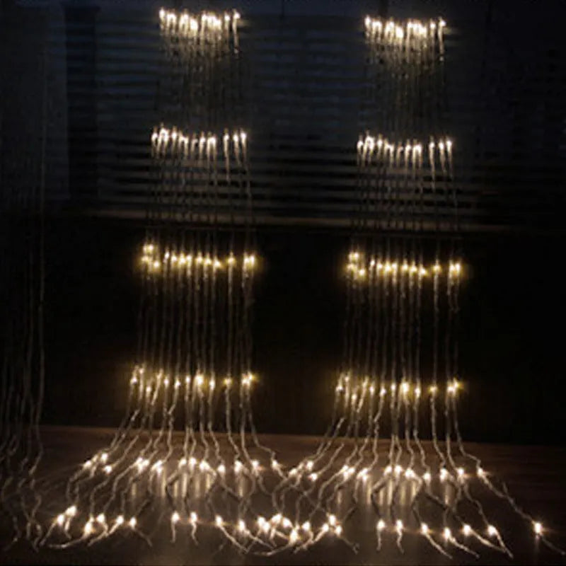 Outdoor net and water string lights 3 x 2 m, IP65, blue warm white pure white multicolour, plastic shell, EU plug