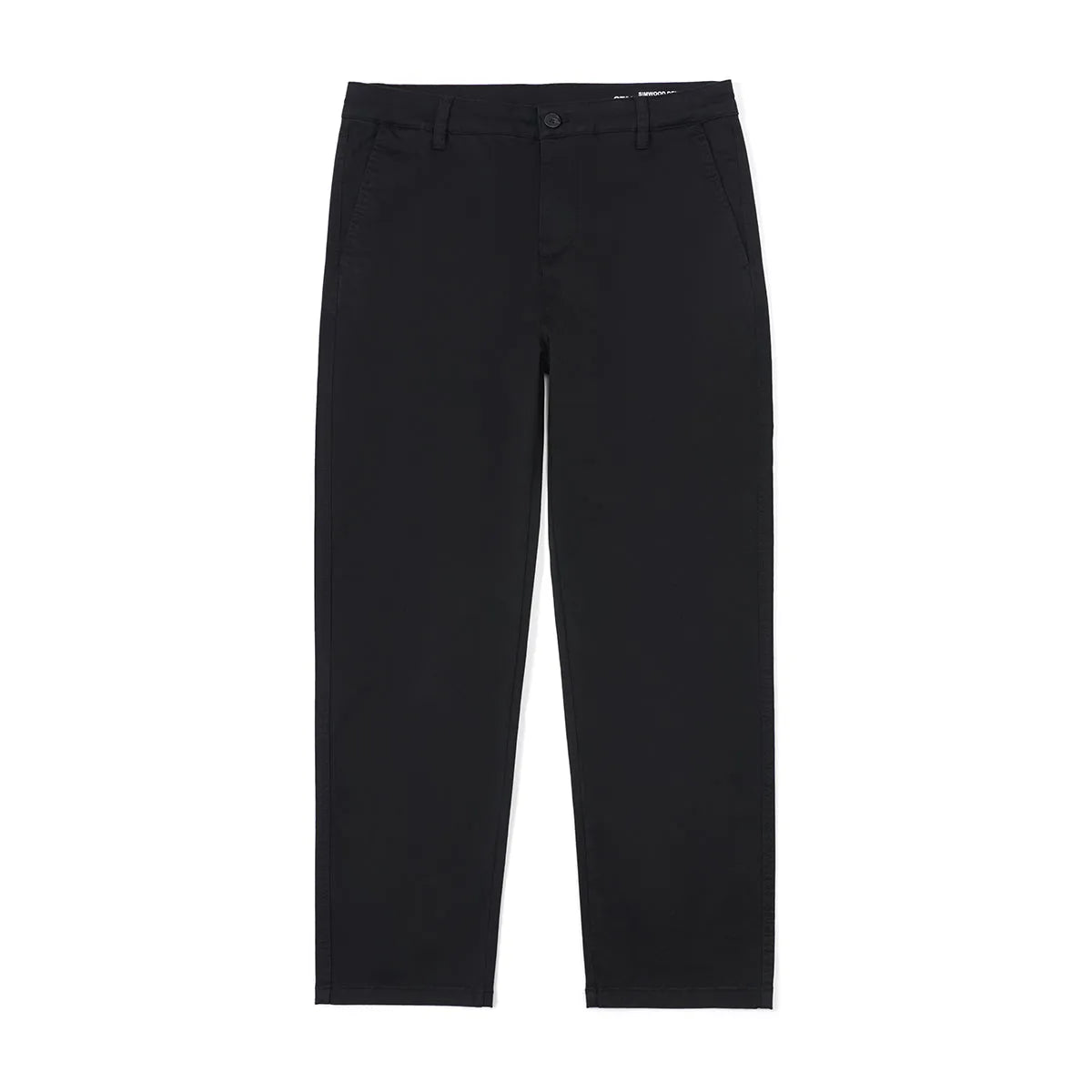 Men's casual cropped pants dark gray 97% cotton 3% spandex elastic waist loose fit five colours
