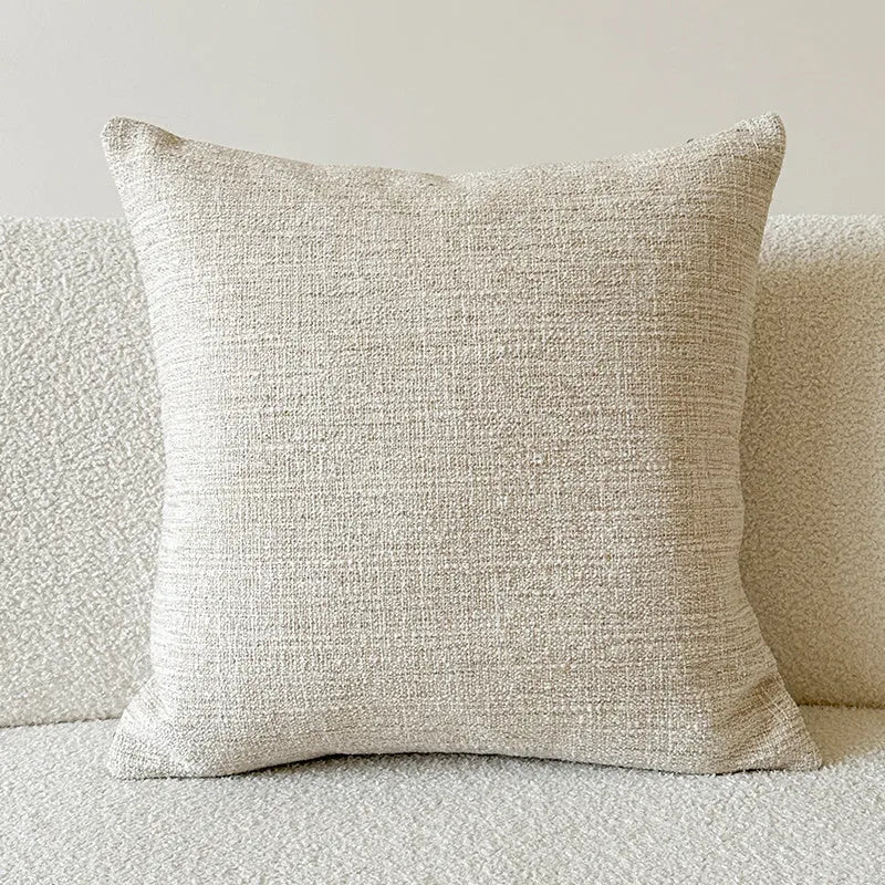 American-style jacquard sofa cushion cover with yarn-dyed paisley floral pattern in amber colour