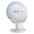 Black and white plastic table holder stands for Google Home Mini voice assistant