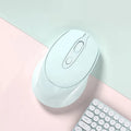 Wireless Bluetooth mute rechargeable optical mouse with 1600dpi, in black, for laptop