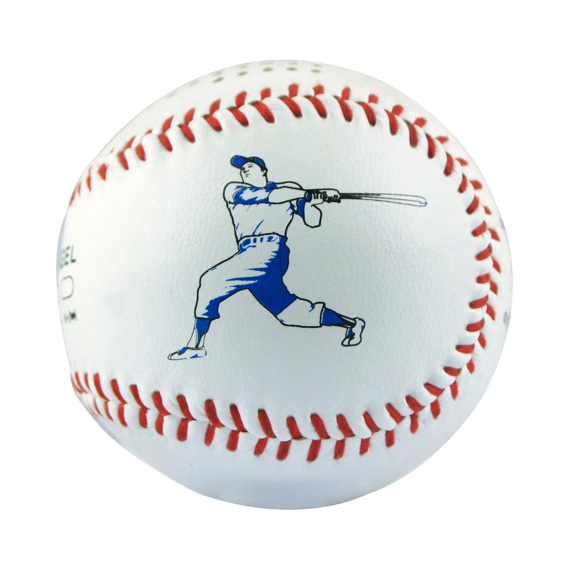 Baseball-shaped Bluetooth speaker in green colour with USB charging port