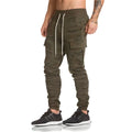 Bulun Cargo Joggers men casual cotton blend trousers with multiple cargo pockets black