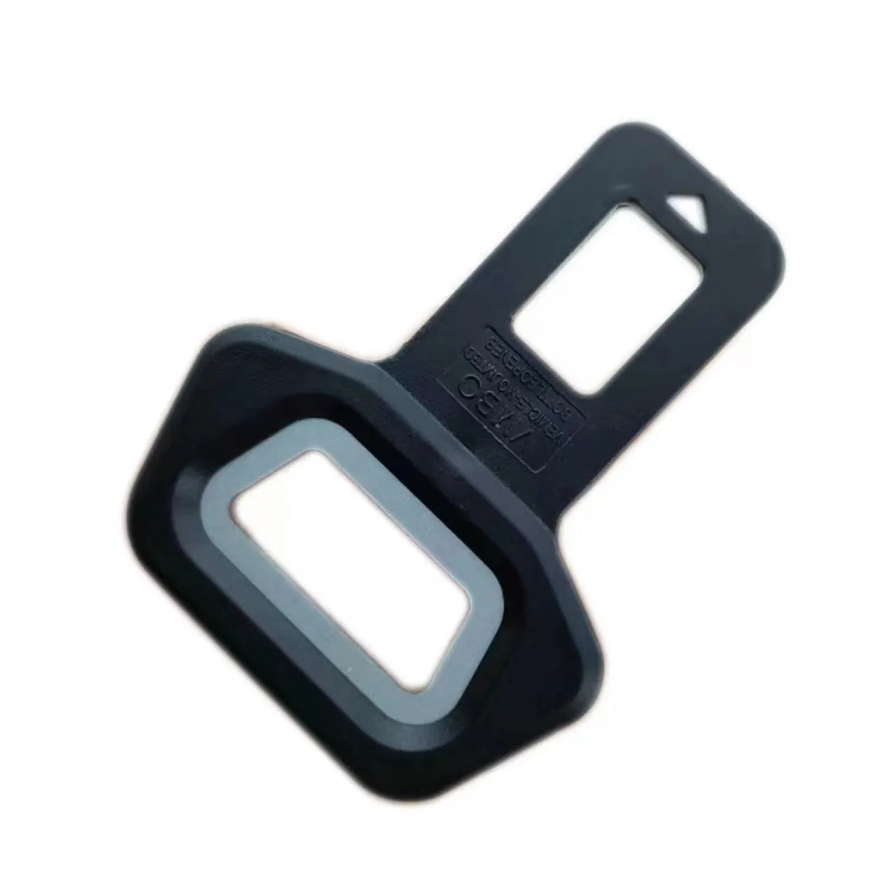 Lock Tongue aluminium alloy bottle opener keychain with frosted carbon fibre finish, shown on a keyring.