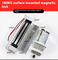 Single door magnetic lock for access control system with 180GK holding force