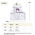 White coral fleece pet pajamas with moon and stars pattern on a light background, size M