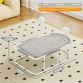 Large breathable fabric kennel for cats and puppies in grey colour with bracket design