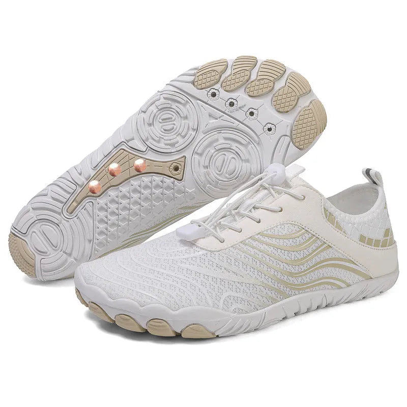Anti-static conductive shoes with breathable mesh upper, low-top design, available in H08 Black colour.