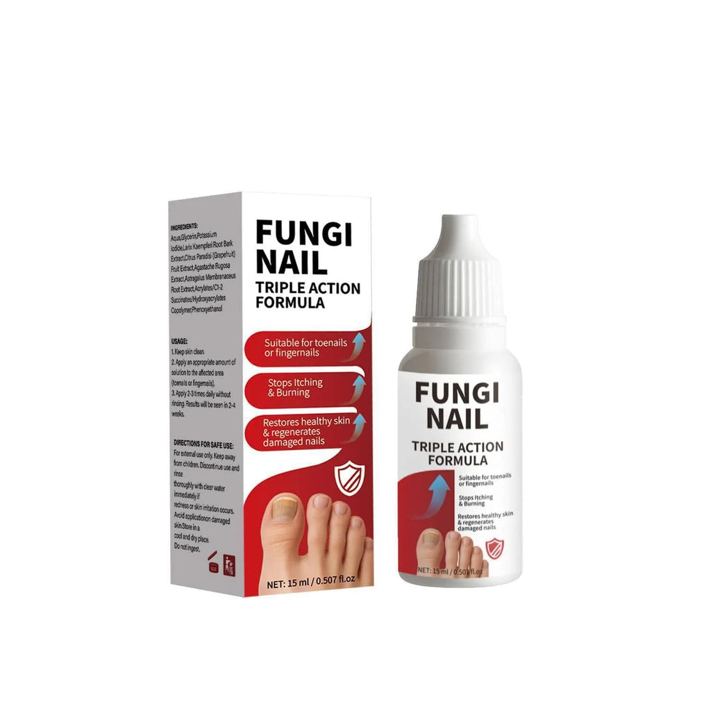 15ml bottle of anti-fungal nail repair solution for brittle cracked nails