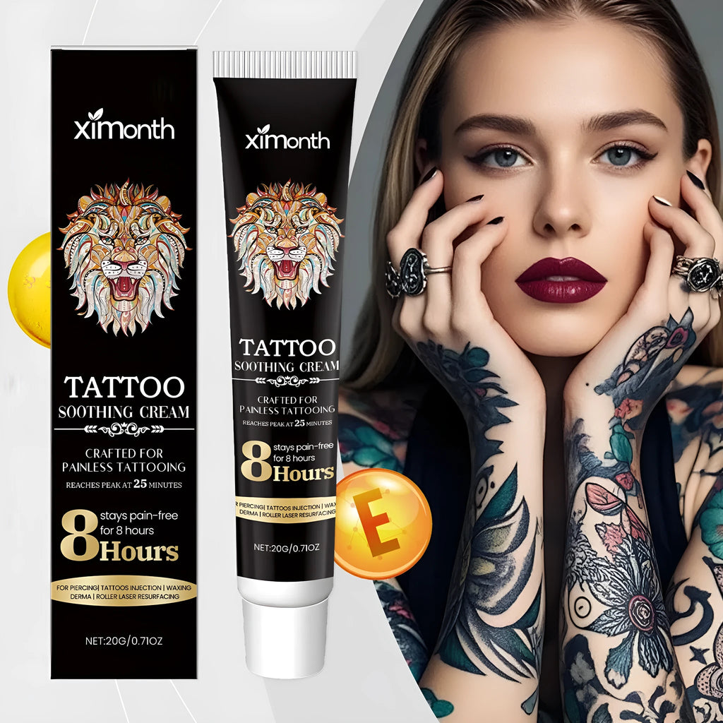 20g tube of tattoo soothing neck cream for post-procedure skin care