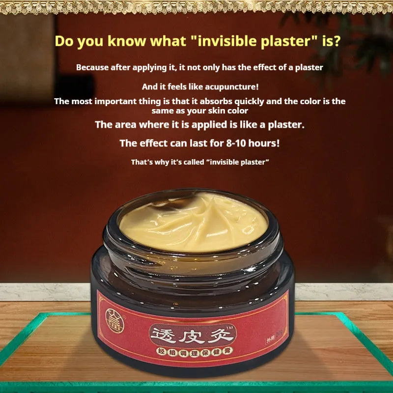 Bestlife 20g herbal skin-penetrating moxibustion analgesic plaster in Baishi grass translucent colour