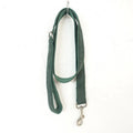 MUTTCO pet collar bow traction set in green with nylon collar and lead for dogs