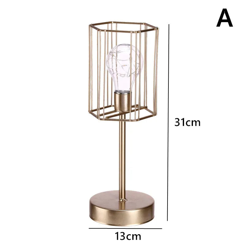 Nordic style geometric iron decorative light ornament with electroplated finish in multiple colour options.