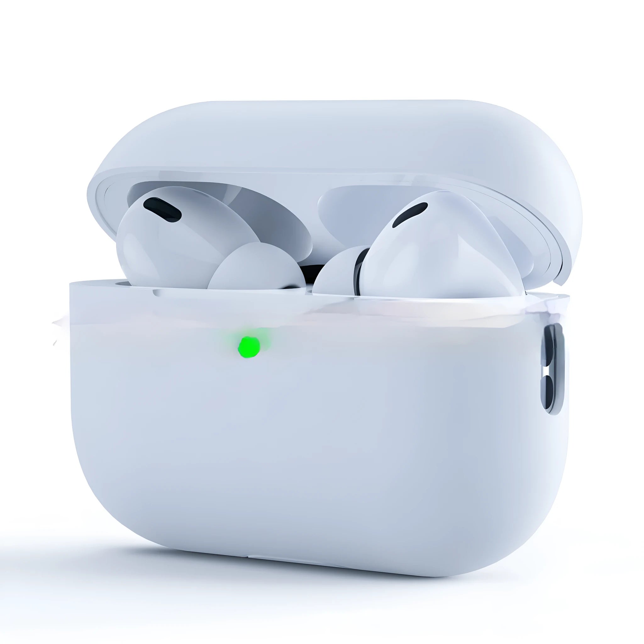 Ultra-thin liquid silicone split earphone sleeve for Apple AirPods in multiple colours with embossed texture
