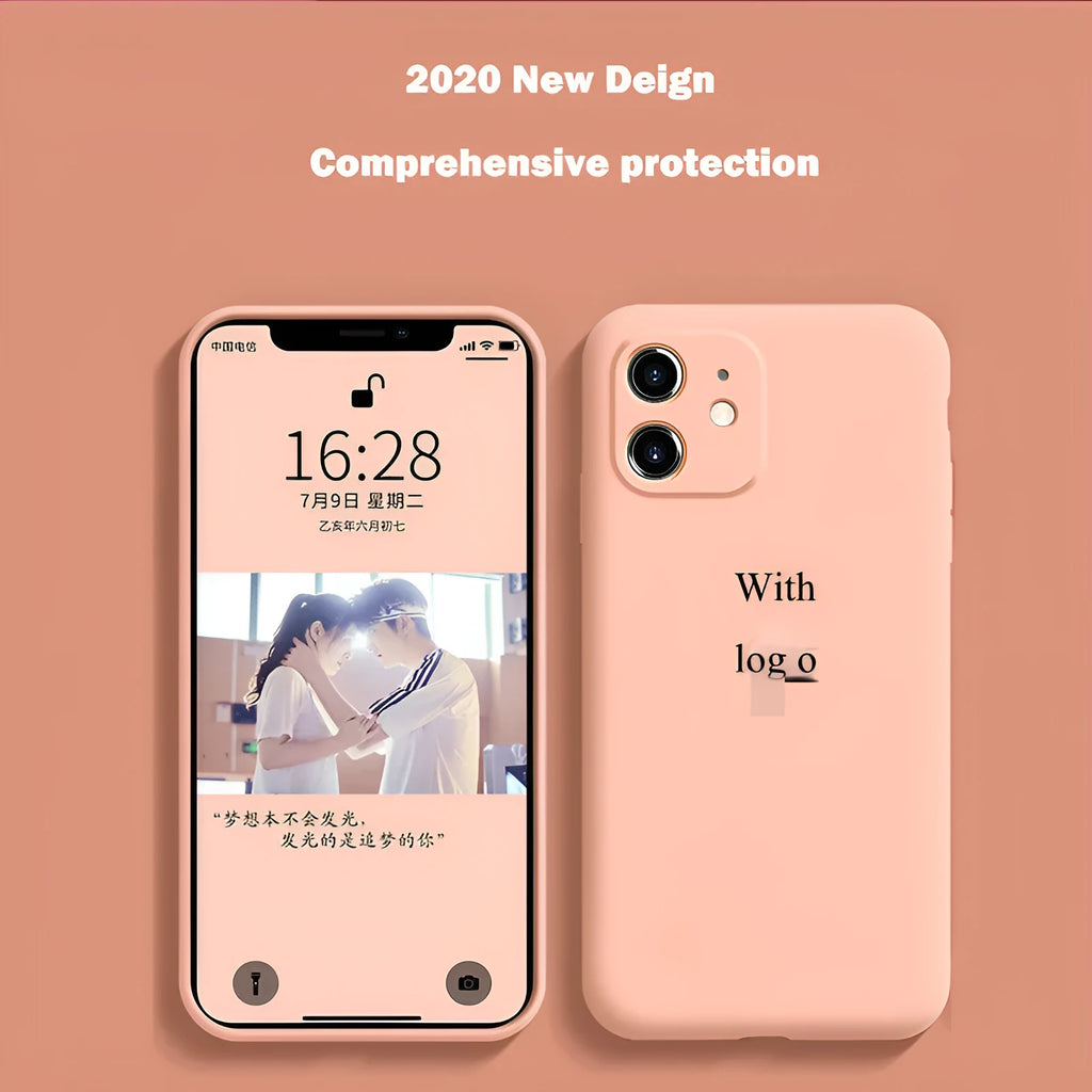 Silicone protective case for iPhone 11 models in various solid colours.