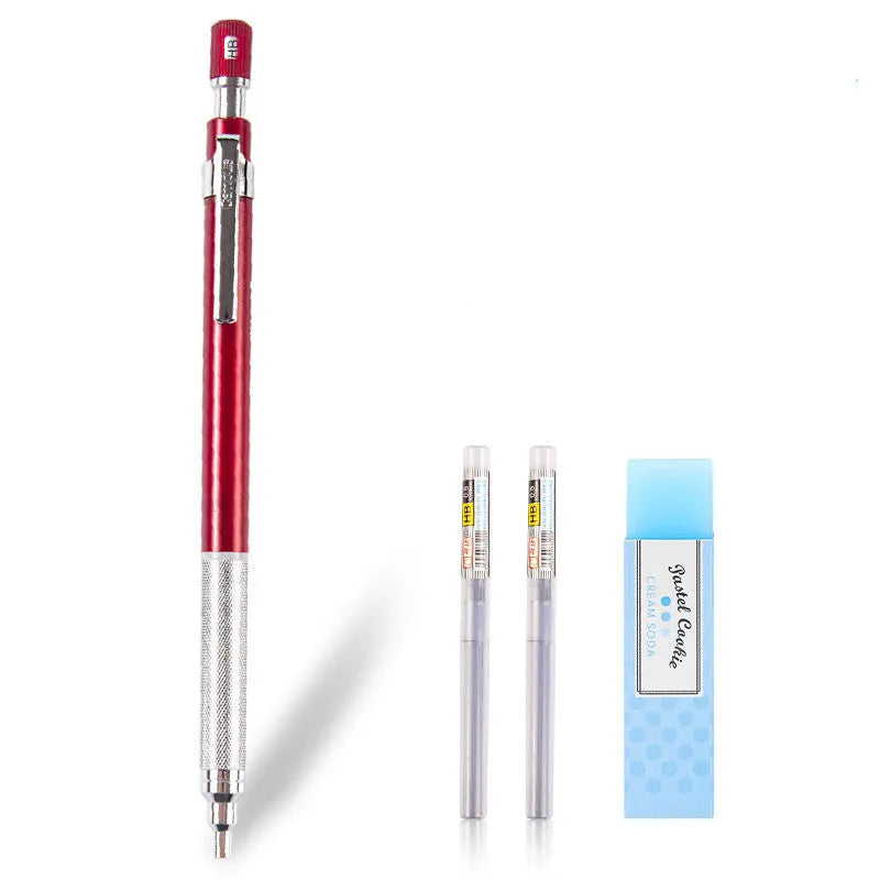Low centre of gravity mechanical pencil 0.5mm HB in black for primary and middle school students