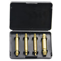 4341 high-speed steel screw extractor set for removing damaged screws