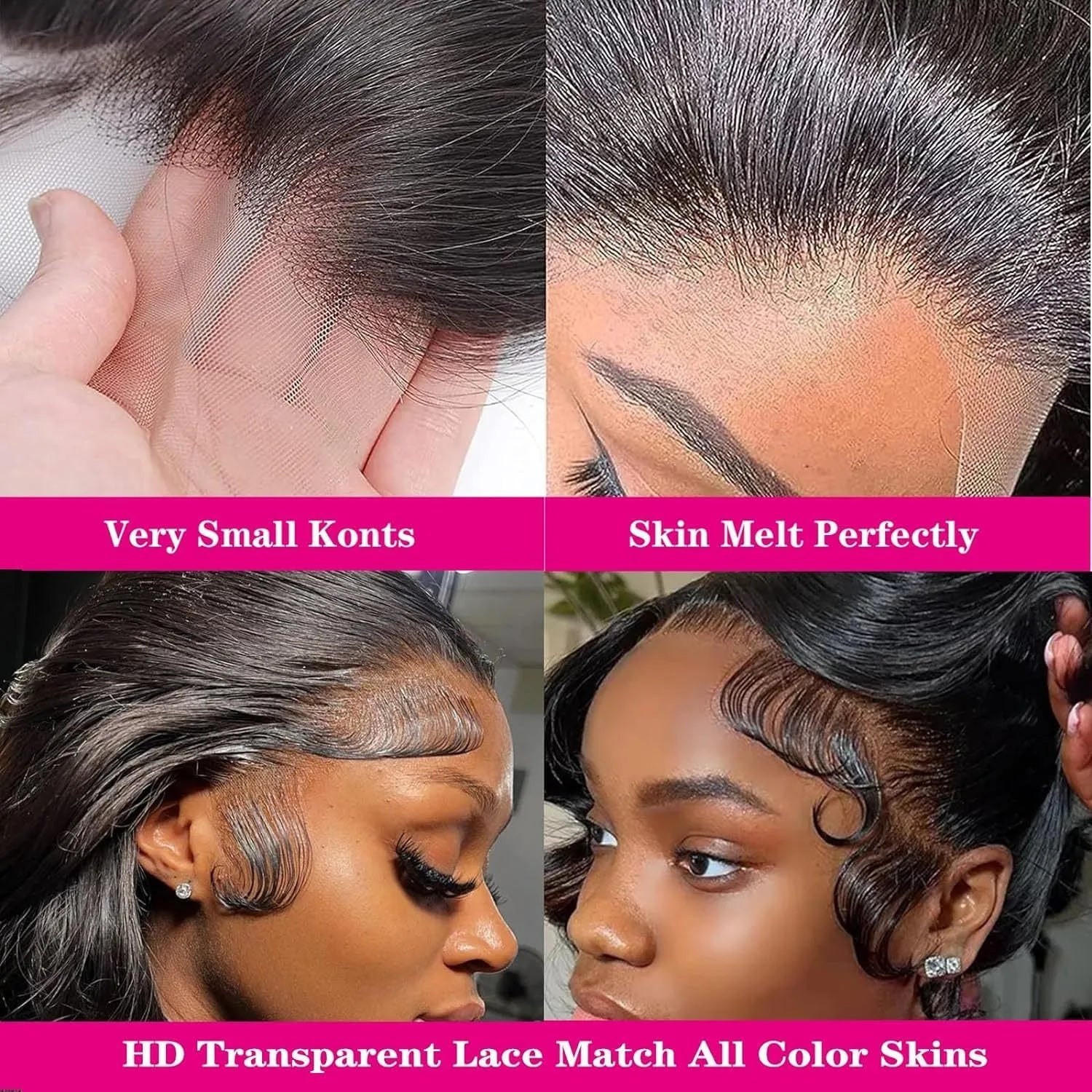 Black M1613 synthetic curly wig showing 22-inch length and natural wave pattern on a mannequin head