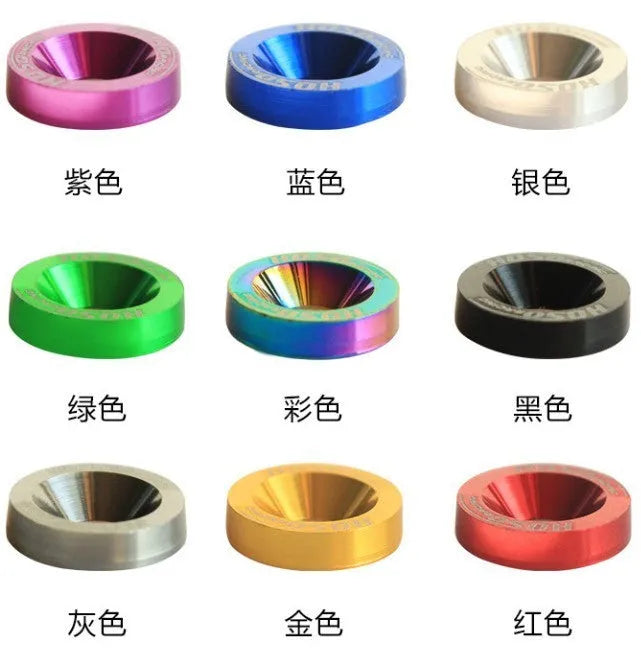 Car modification gasket screw washer kit showing 10 pieces in selected colour option