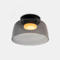 Nordic designer LED ceiling light fixture in Emerald Green finish for master bedroom or restaurant use