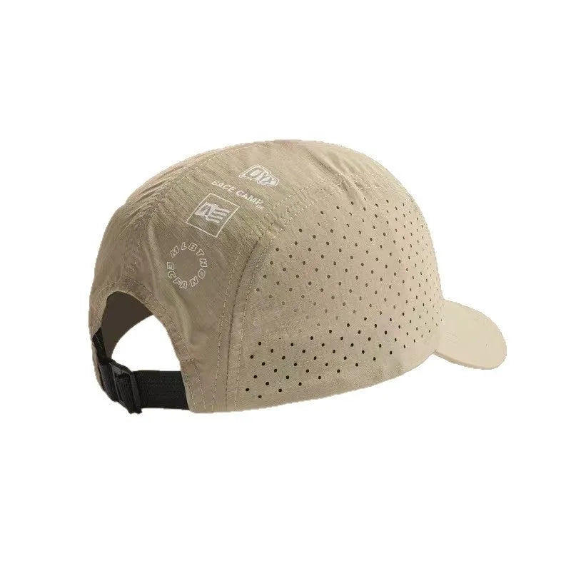 Men's adjustable mesh baseball cap in dome crown style with breathable fabric for summer sports