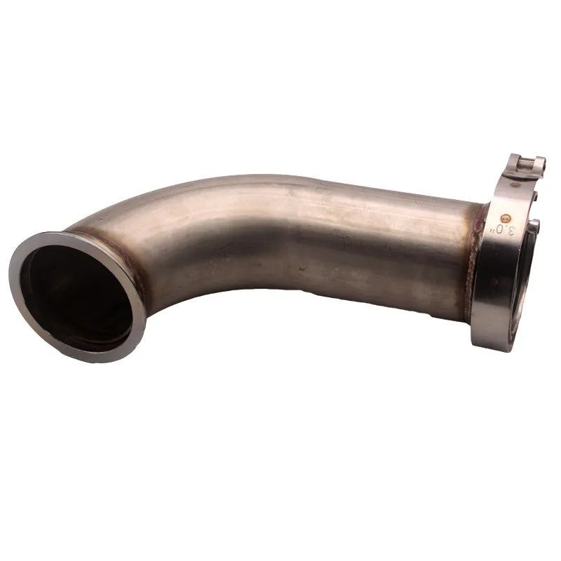Stainless steel V-clamp short pipe foot downpipe for general models.
