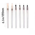 Wood pulp painting sponge set with three shapes and fountain pens for cartoon art