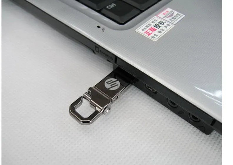 Metal business USB flash drive with custom corporate logo, 48.6mm x 15.8mm x 5.0mm, 11.5g, available in 4GB to 64GB
