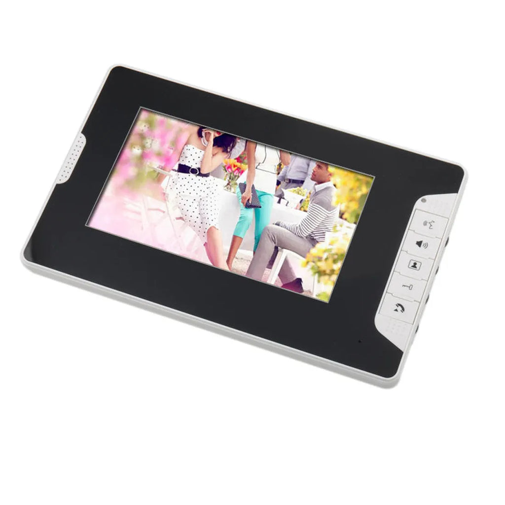 7-inch HD video door phone system with indoor monitor and outdoor night vision camera