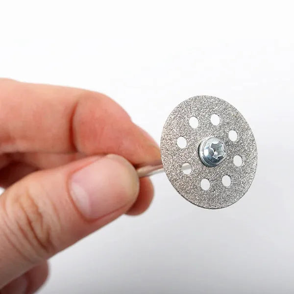 Set of 12 circular saw blades made from emery, 22mm diameter, for electric grinder cutting wood plastic aluminium