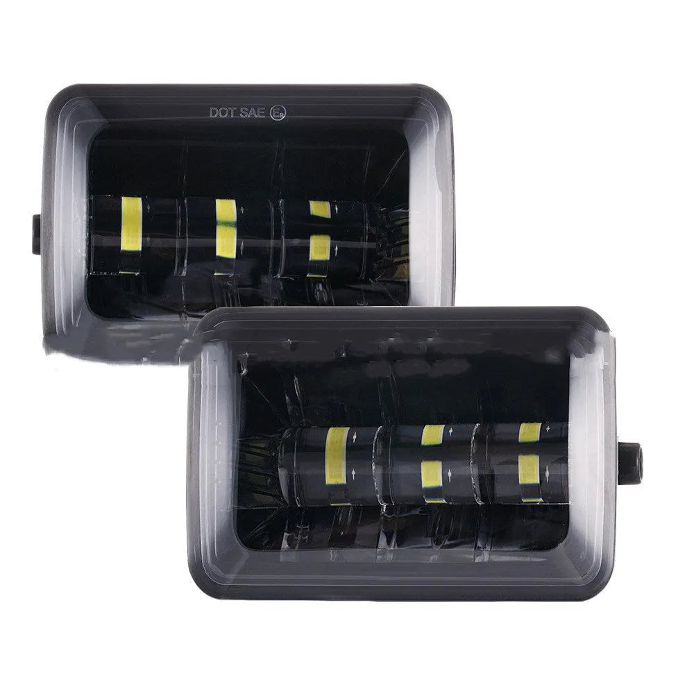 LED fog lamp for 2015-2017 Ford F150, 36W, die-cast aluminium, black background, 6500K.