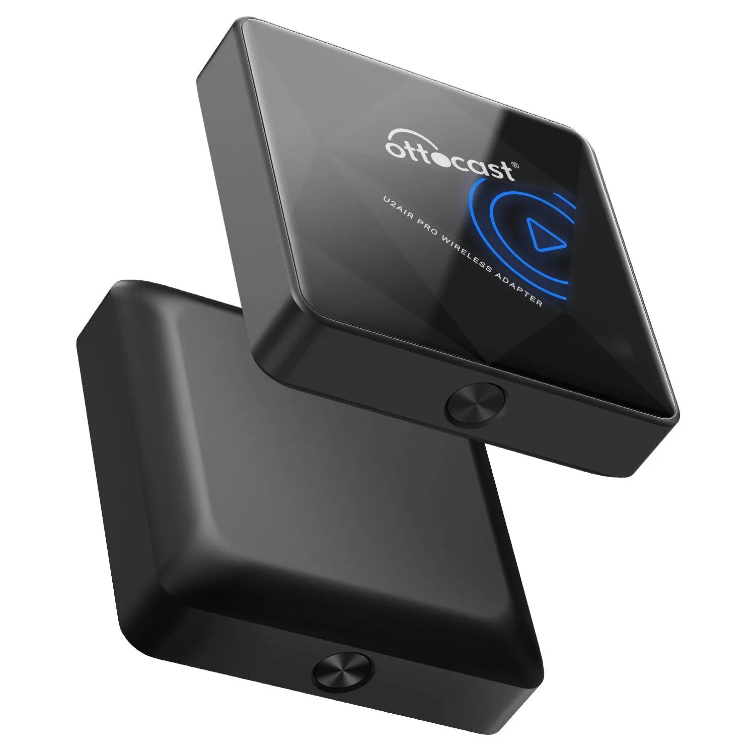 Wireless car Bluetooth AIBOX black box measuring 59mm with Type-C connector for vehicle audio conversion