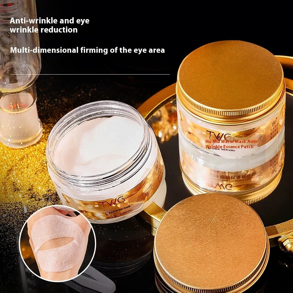 Snail eye mask anti-wrinkle essence paste in a jar with hydrating formula for dark circles and eye lines