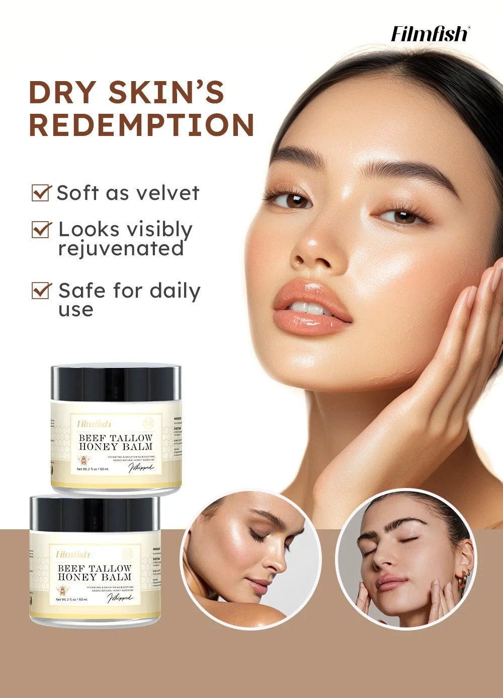 60ml honey moisturizer body cream container with standard specifications